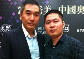 广州天辰与明星合影