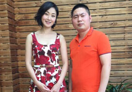 广州天辰与明星合影