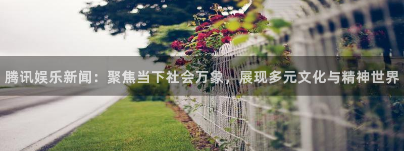 天辰娱乐登录：腾讯娱乐新闻：聚焦当下社会万象，展现多元文化与精神世界